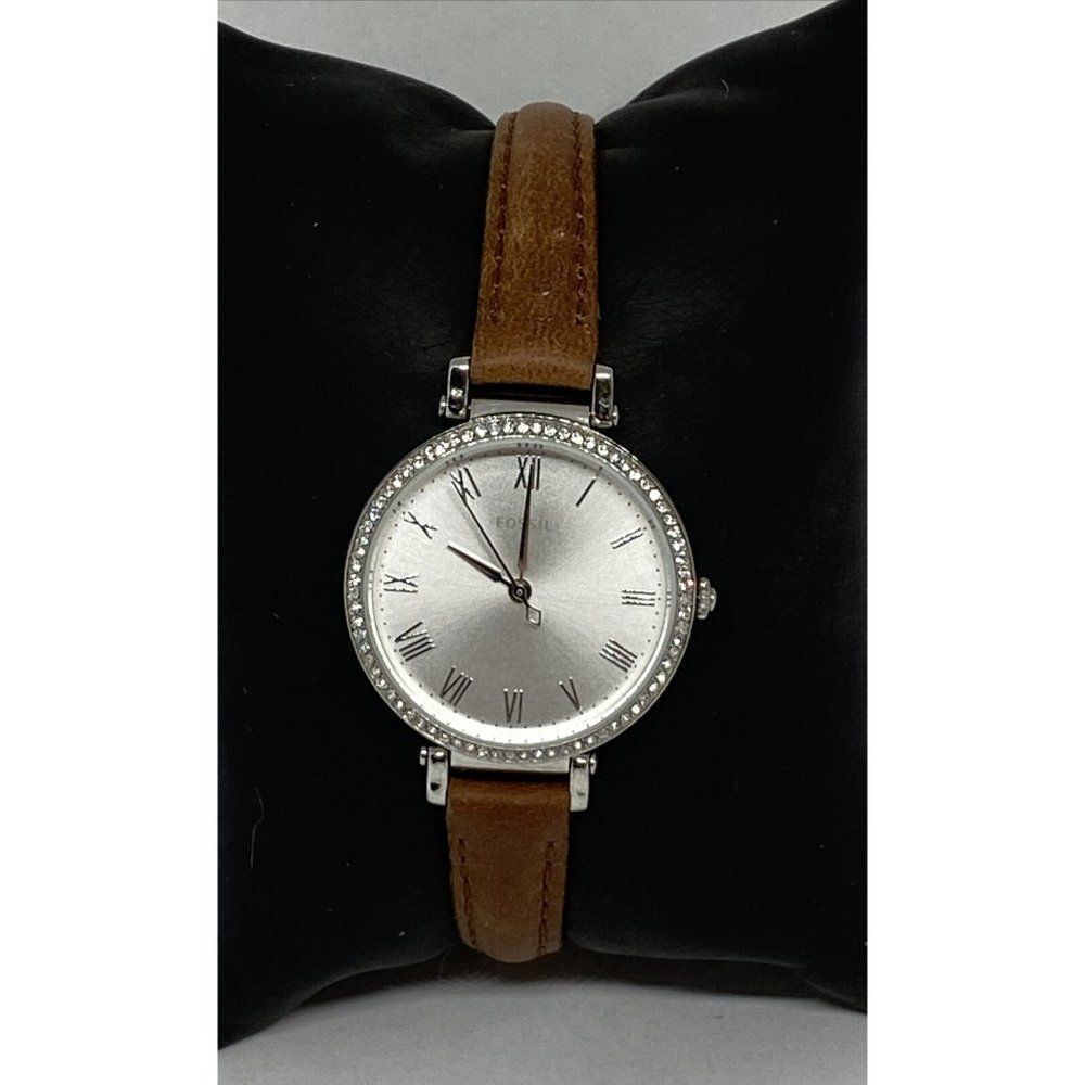 Fossil ES4446 Women's Brown Leather Analog Dial Qu